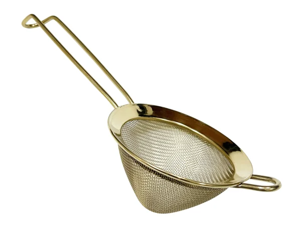 Fine Mesh strainer- gold