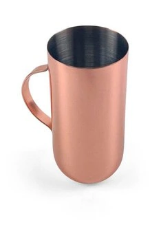 Copper Plated Tall Mug - 450ml