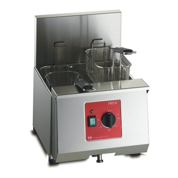 FriFri Frita+ 8 Electric Counter-top Single Tank Fryer - 1 Basket - W 360 mm - 6.9 kW