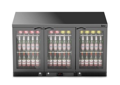 IMC Mistral M135 Bottle Cooler - Glass Door - Black Painted Frame - H 800 mm