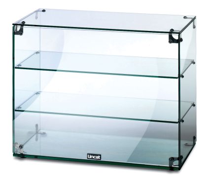 GC36 - Lincat Seal Counter-top Glass Display Case - Open Back - W 607 mm