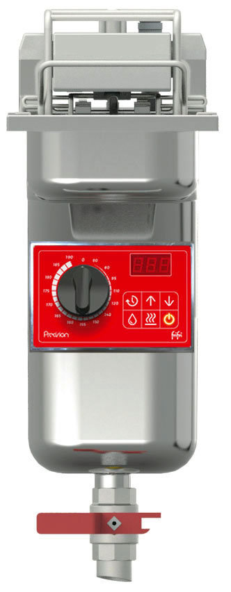 FriFri Precision 211 Electric Drop-in Single Tank Fryer - 1 Basket - W 200 mm - 9.0 kW - Single Phase