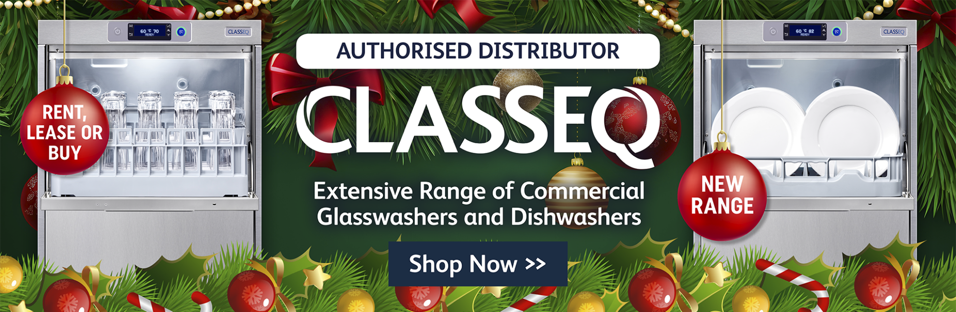 New Range Of Classeq Undercounter Commercial Glasswashers and Dishwashers 