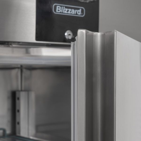 Blizzard BR1SS-FISH upright fridge door detail image