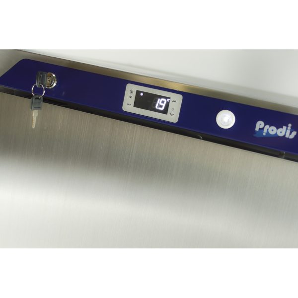 Prodis HC410RSS Upright Stainless Steel Fridge control panel image