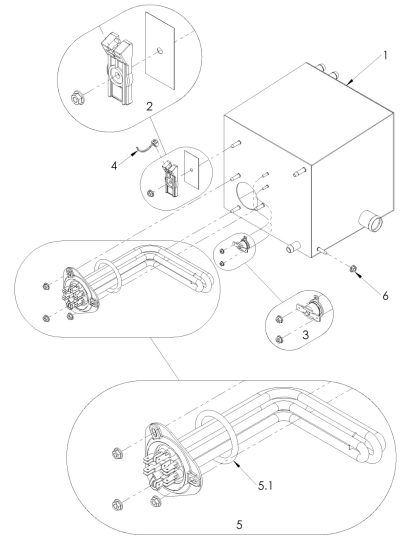 Classeq C400 boiler assembly image