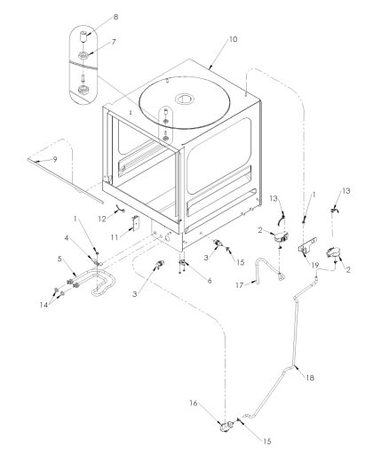 Classeq C400 cabinet assembly image