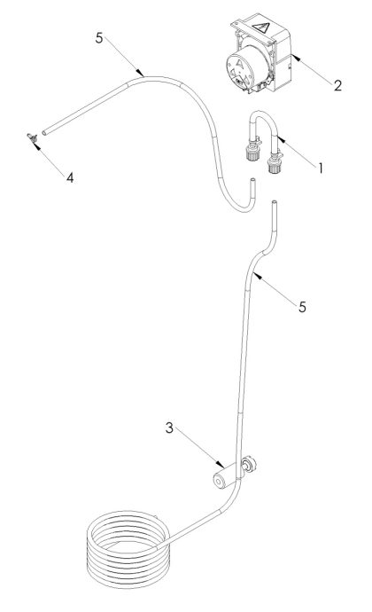 Classeq C400 detergent pump assembly image