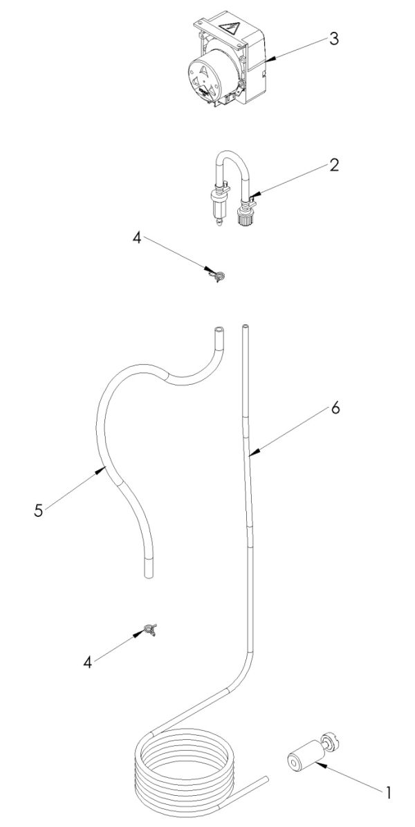 Classeq C400 rinse aid assembly image