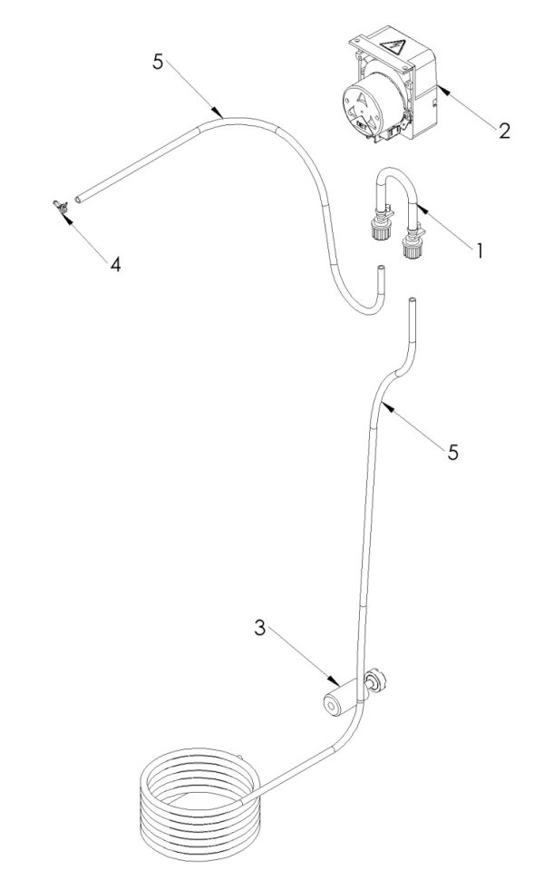 Classeq C500 detergent pump assembly image