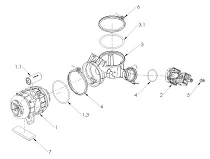 Classeq C500 minisump assembly image